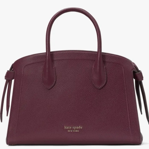 kate spade Handbags - Kate Spade New York medium knott pebbled leather satchel flawed